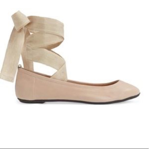 Free People Pink Leather Ballet Flats - Picture 3 of 7